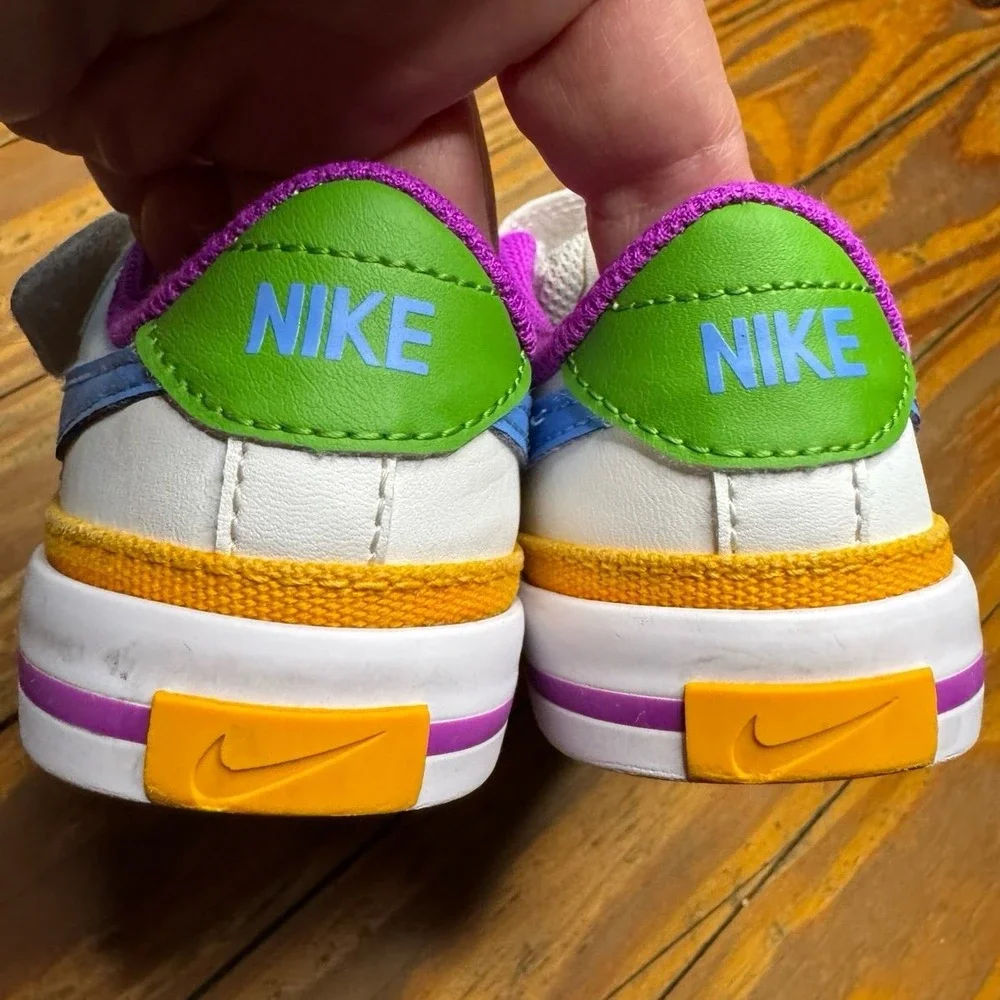 Nike Court Legacy Multi Colored Sneakers Size 10.5C
